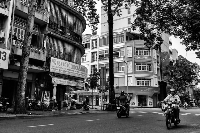 Morning scene in Saigon street