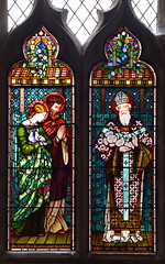 Presentation in the Temple (two surviving panels of three, Henry Holiday, 1863)