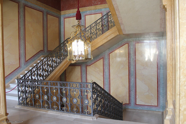 Escalier - Chateau de Fontainebleau (77)