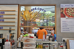 Layover in SG -  Gardens By The Bay Food Hall Cafe Coco