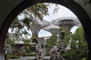 Layover in SG -  Gardens By The Bay Chinese Garden view