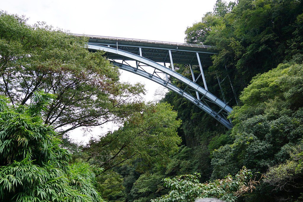 Elevated bridge in Takachiho
