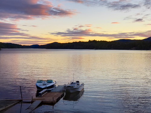 Sunset Over Long Lake by Joe Shlabotnik, longlake galaxys9 august2020 sunset 2020 lake upstate adirondacks newyork