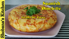 Spanish Omelette (Tortilla De Patata) - Easy Breakfast Dinner Recipe / Shobanas Kitchen