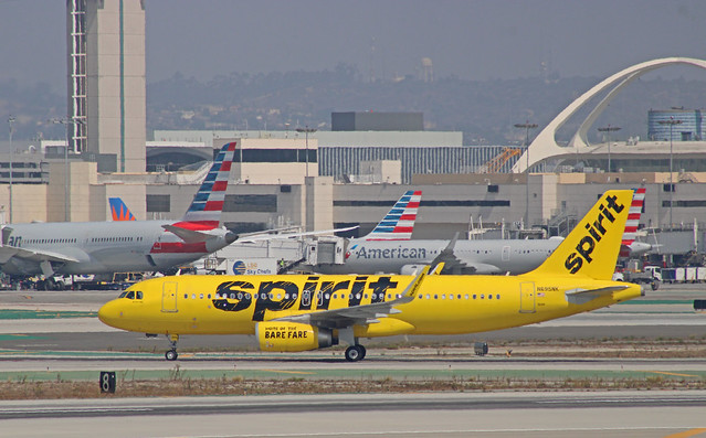 Spirit A320-232 (N695NK) - LAX