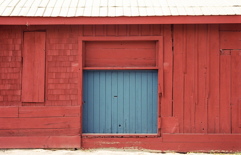 Blue Door Red Wall_