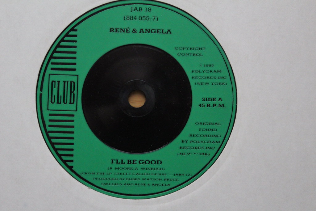 I'll Be Good Rene & Angela 45 Single 1985