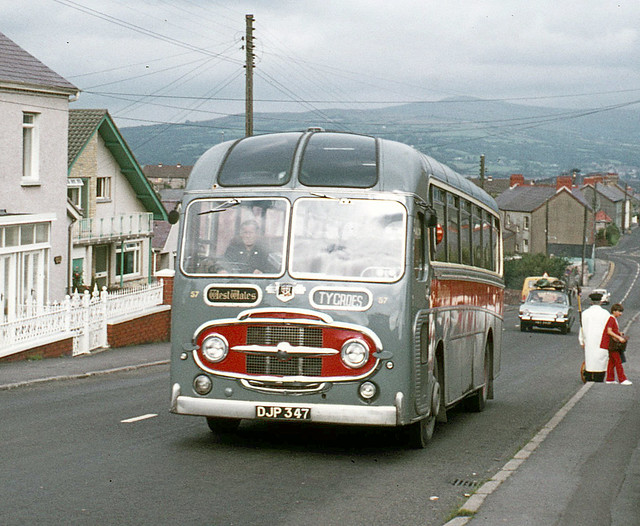 West Wales Motors . Tycroes , South Wales . 57  DJP347 . Tycroes , South Wales . Thursday afternoon 02nd-September-1971 .  .