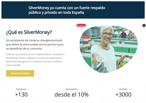SilverMoney, una tarjeta de fidelización para personas mayores