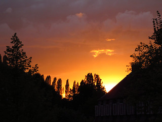 Sunset in Fürstenlager Auerbach