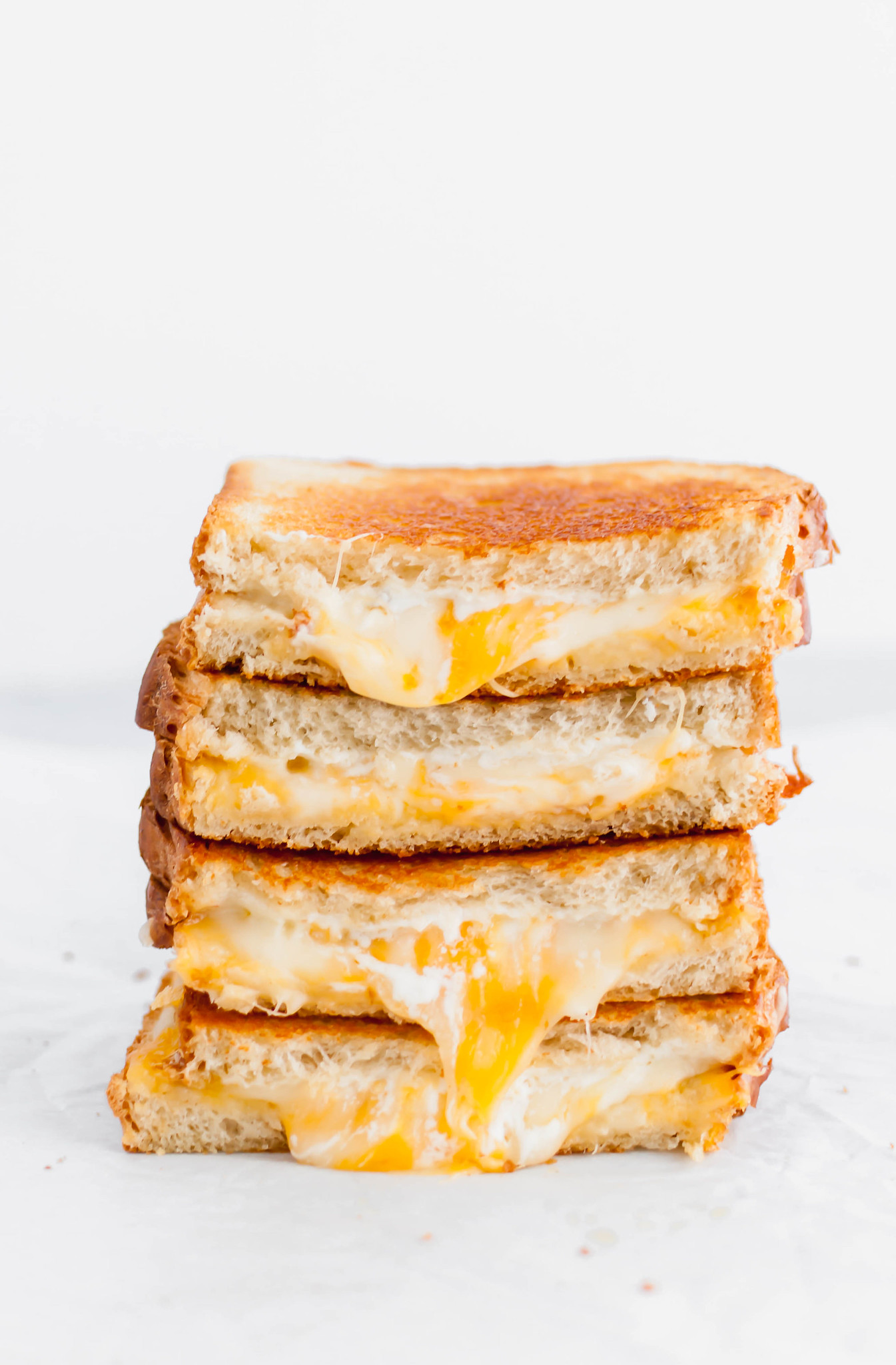 Get ready for the cheesiest grilled cheese of your life. This 4 Cheese Grilled Cheese is packed with a few favorites and a few surprises to make the ultimate sandwich.