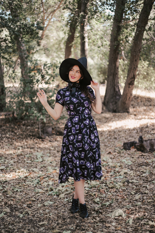 ModCloth x Collectif In the Cards Swing Dress