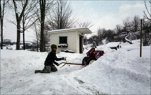 centralnewyorkstate chenangocounty snow shovel plow vintage nostalgia