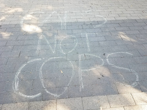 "CAPS NOT COPS" UCSD Campus