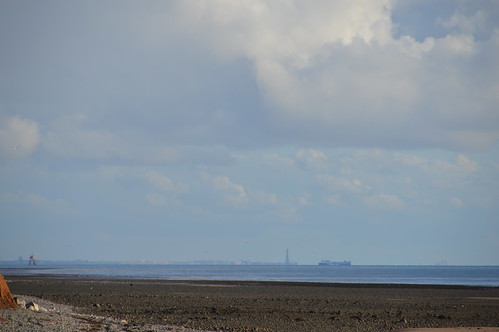 Blackpool in the distance