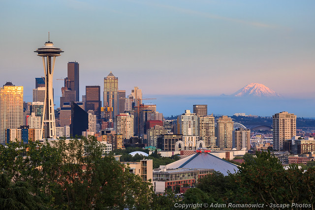 Seattle Skyline and Mt. Rainier