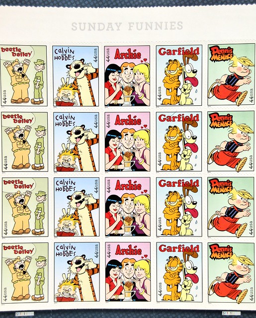 2010 Calvin and Hobbes and Others Comics Stamps 7829