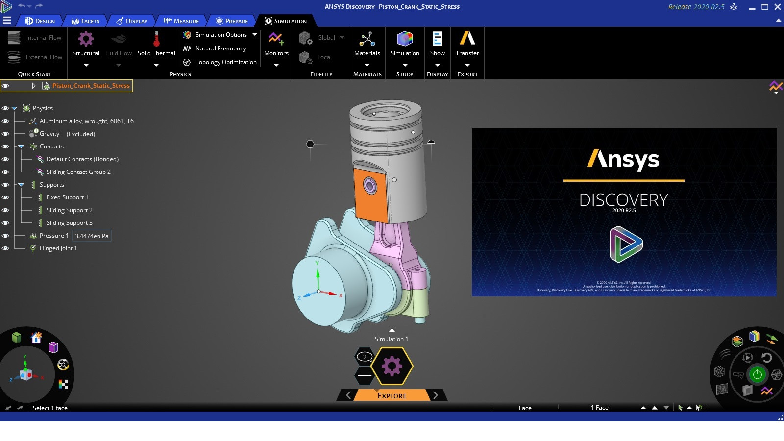 Working with ANSYS Discovery Ultimate 2020 R2.5 full