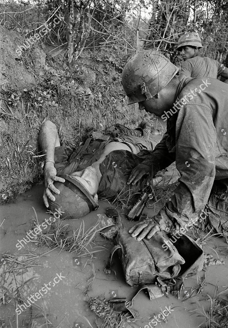 Vietnam War U.S. Wounded, Cham Son, Vietnam