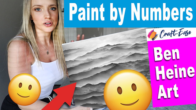 Tricia & Kam video review of Ben Heine poaint by numbers art kit - Craft Ease review