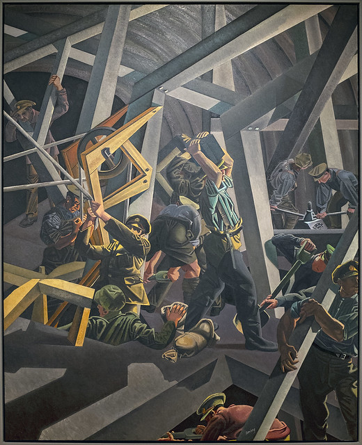David Bomberg: Sappers at Work: A Canadian Tunnelling Company (1919, Oil on canvas, National Gallery of Canada)