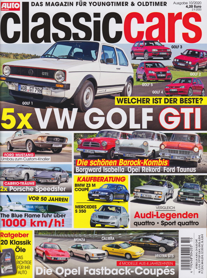 Image of Auto Zeitung - Classic Cars - 2020-10 - Cover