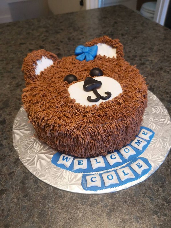 Cute Bear Cake by Happy Belly Bakery