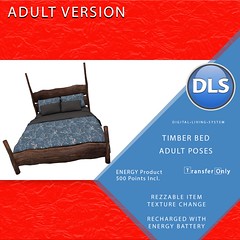 DLS Timber Bed Adult & PG Versions