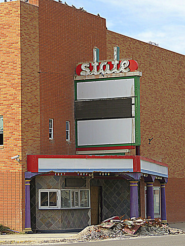smalltown pecos texas metalsign neon vintagesign movies marquee movietheater vintagetheater