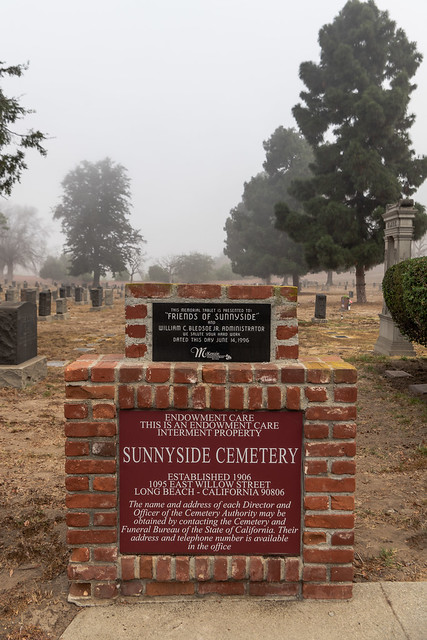 Sunnyside Cemetery on a Foggy Morning