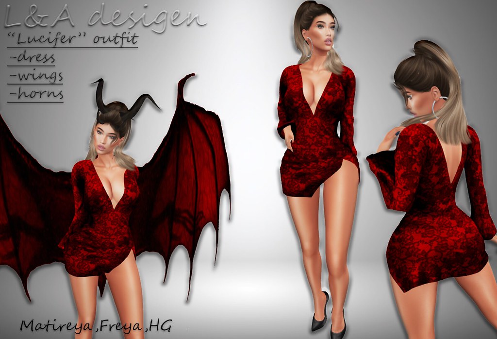 LA designs-Lucifer costume only 60L$ one week