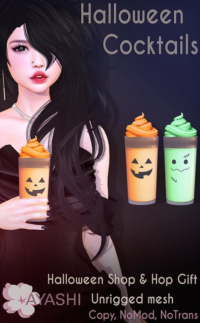 [^.^Ayashi^.^] Halloween coctails GIFT special for Halloween Shop & Hop