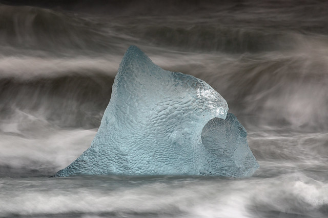 Blue Iceberg in Surf