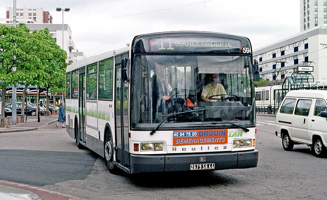 TAN, Nantes: Bus 594 (2679SG44) at Belleview