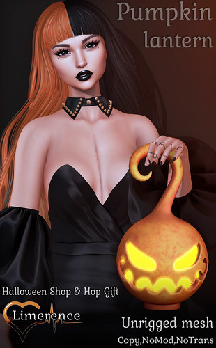 {Limerence} Pumpkin lantern GIFT special for Halloween Shop & Hop
