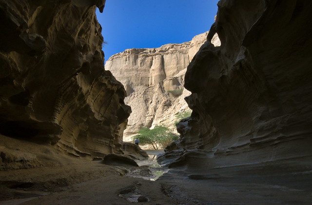 Chahkooh canyon in the Strait of Hormuz, Iran