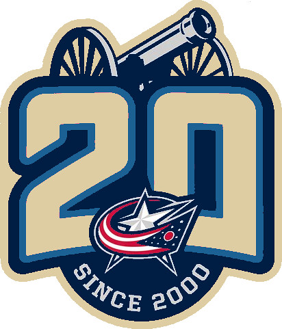 Mockup of 20th Anniversary Logo in the Alternate's Colors