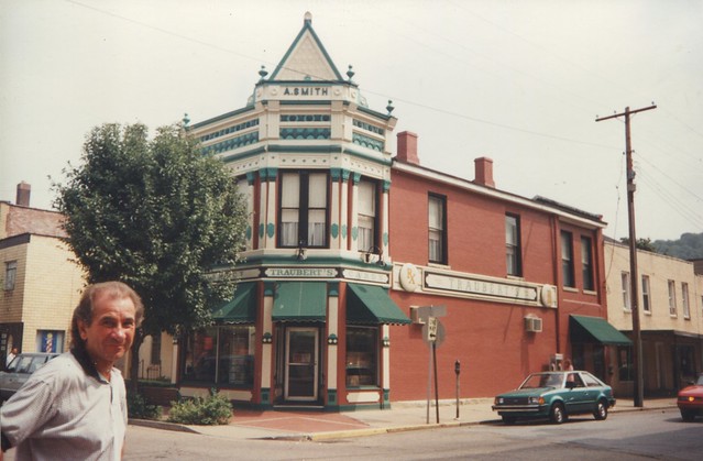 Wellsburg - West Virgina - Traubert's Pharmacy  - Photo 1984 - Historic Building - Vintage Selfie