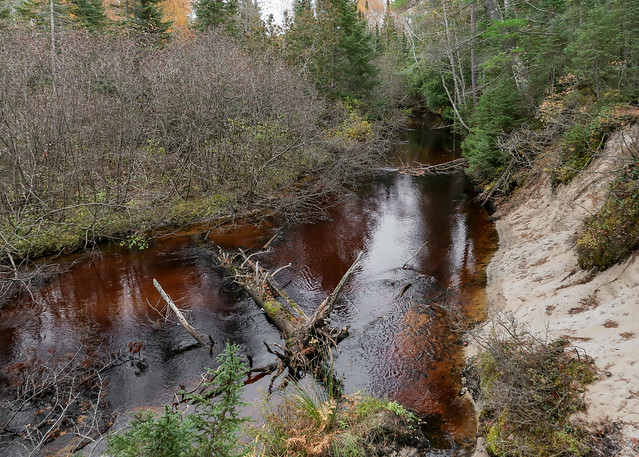 LEARN TO UNDERSTAND the Miners River on the U.P. of Michigan, by standing alongside it and looking at it.