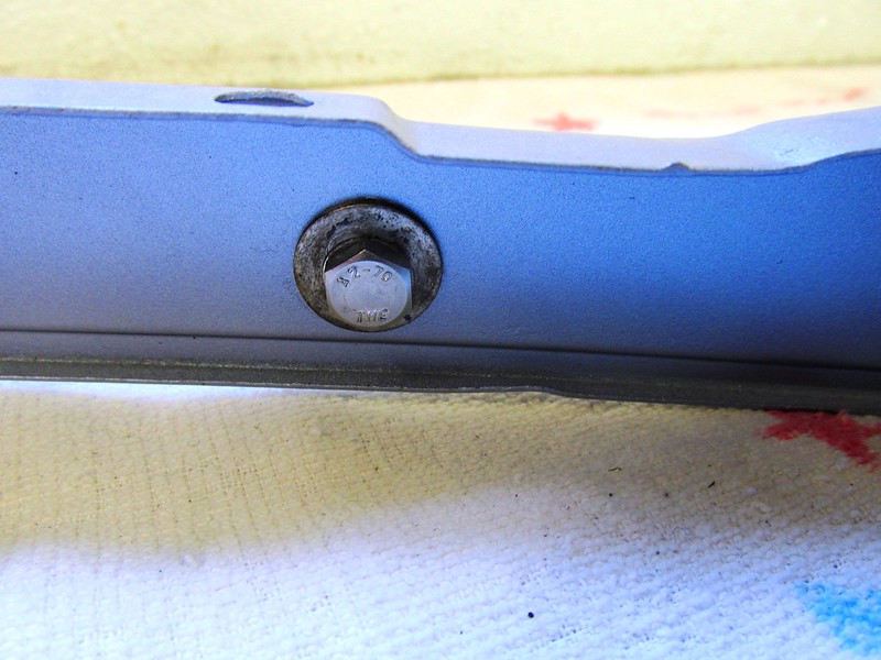 Bottom Grab Rail Hardware Detail