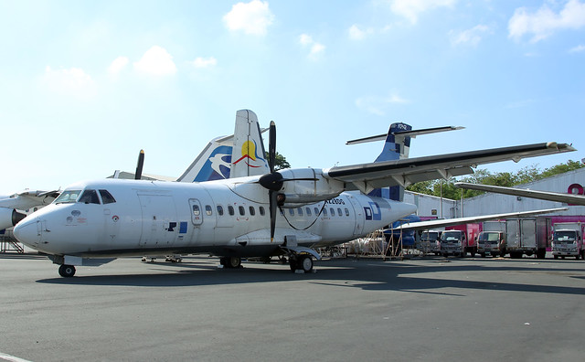 (registered to) Konair US LLC ATR42-300 N228DG stored at MNL/RPLL