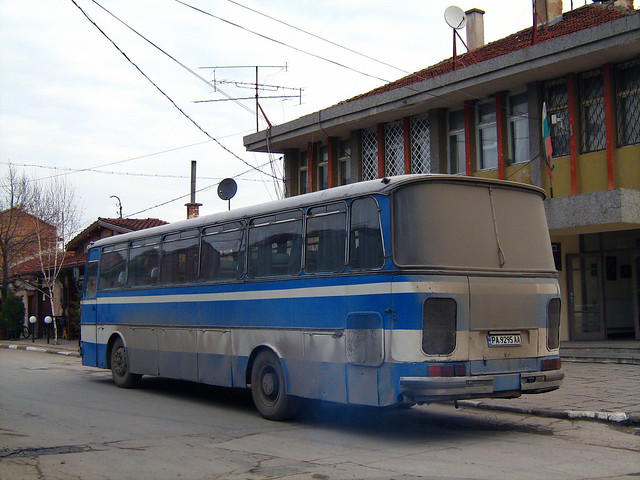 Автобус Чавдар 11М4 Калугерово 2008 г. Chavdar 11M4 Bus Kalugerovo Bulgaria