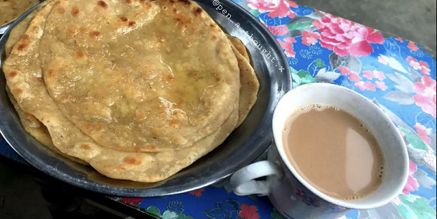 Served in small glasses from dawn until way past dusk, this chai is everywhere you look in Pakistan. It’s in little make-shift cafes, sold from chai-wallahs at every bus station, train station and street corner, and of course, it is brewing in every home.