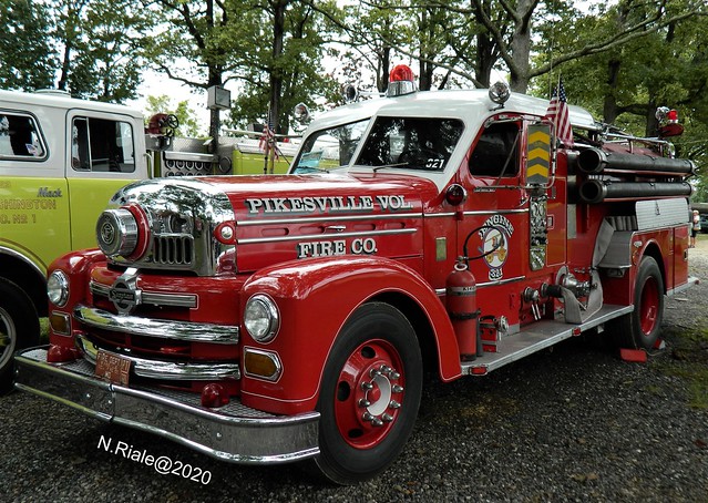 Station 2, 32 Pikesville Fire Company Retired Engine -1954 Seagrave (Baltimore) 9-27-20
