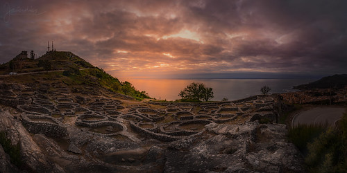 Santa Tecla by fotodibar.es, Atardecer desde el Castro celta de Santa Tecla, La Guardia (Pontevedra). Panorámica de 9 fotos.

//
