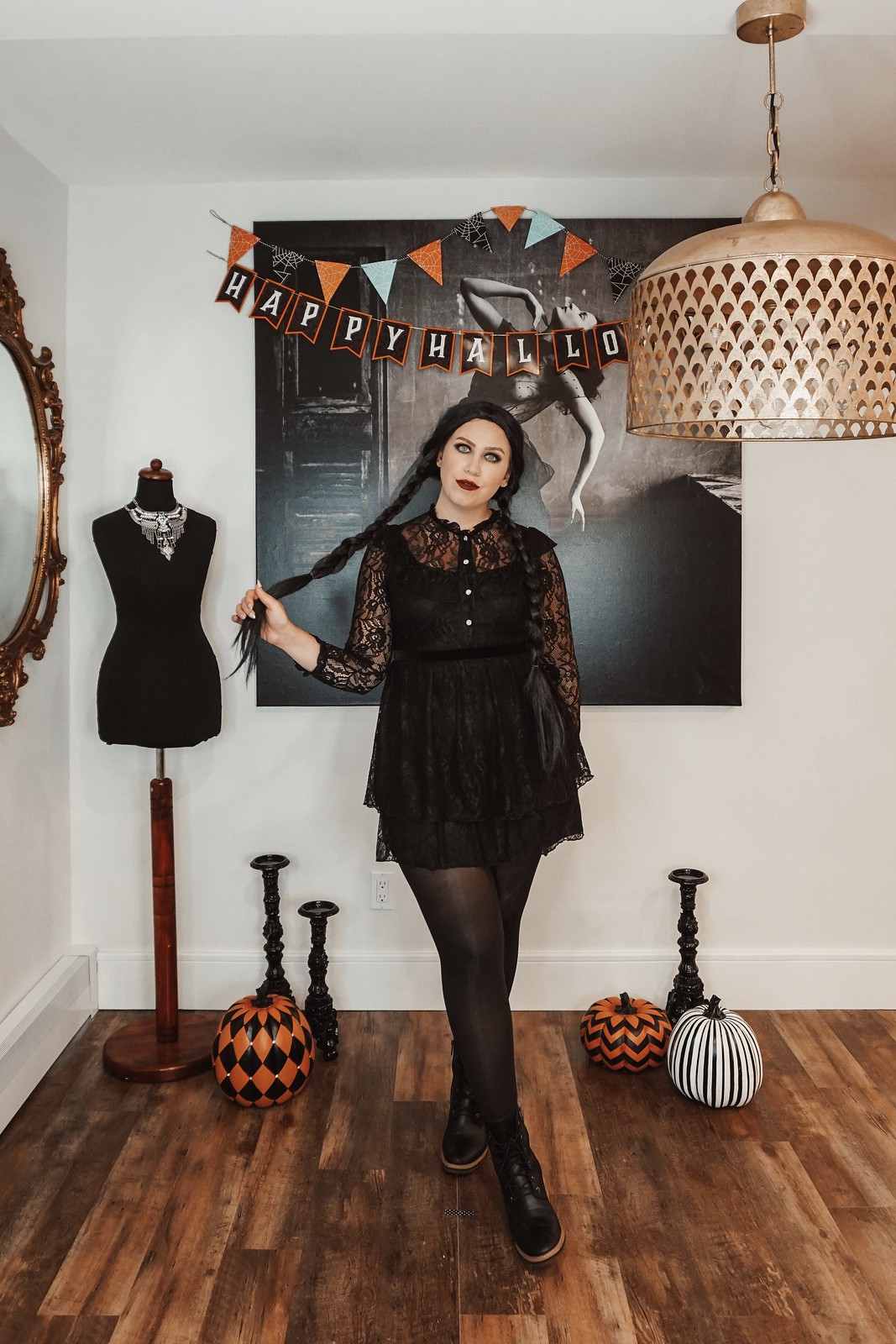 Wednesday Addams Costume The Addams Family | Iconic Movie Halloween Costumes | Women Movie Costumes | Iconic Halloween Costumes | Easy Halloween Costumes | Costumes from your Closet | DIY Halloween Costumes Inspired by your Favorite Character