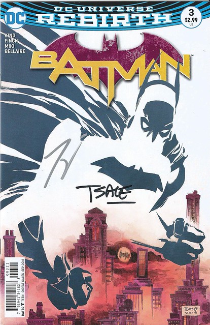 Batman 3 Signed Tom King and Tim Sale