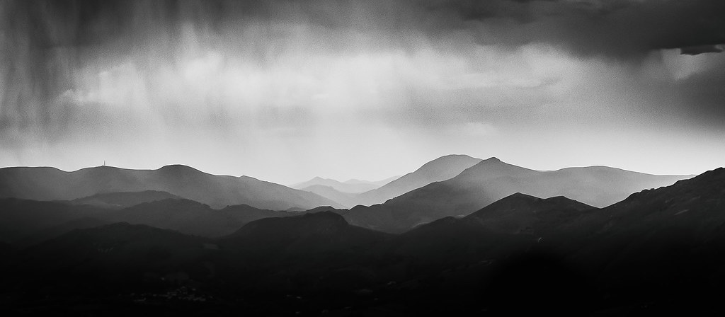 Rain on the mountains