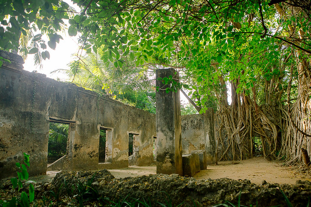 Chole MjiniThe ruins dining room
