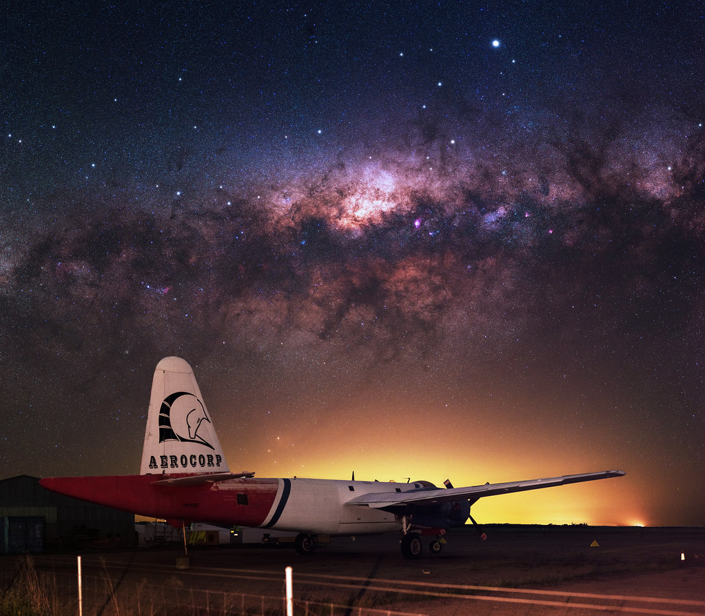 Milky Way at Cunderdin Airport, Western Australia